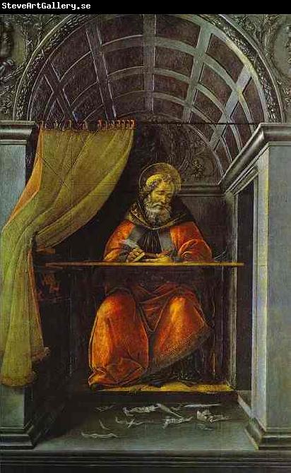 Sandro Botticelli St. Augustine in Cell
